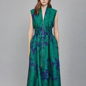 Fate Green and Blue Maxi Dress